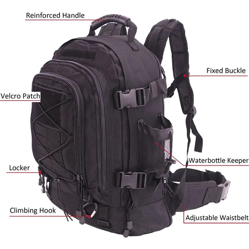 65L Large Capacity Outdoor Tac - Lightweight Backpack 65L recensie en prijs