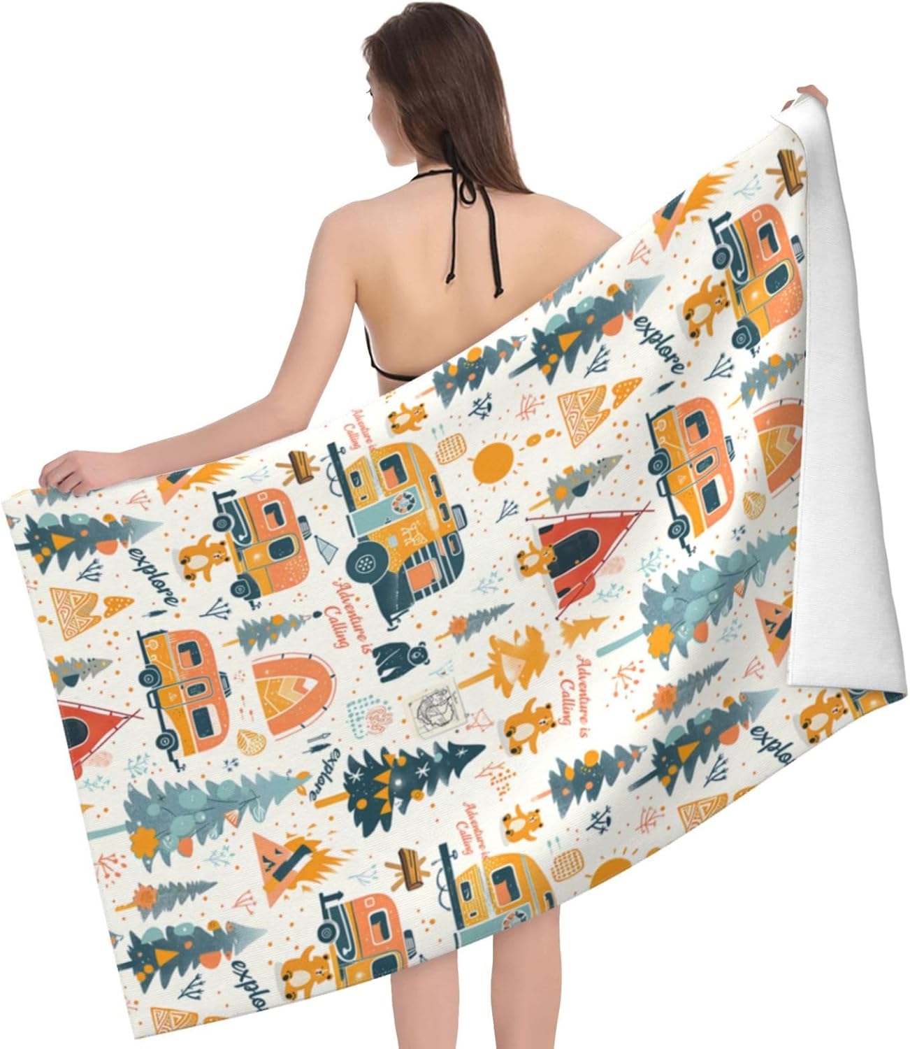 Camping Adventure Beach Towel  - Camp Towel Microfiber recensie en prijs