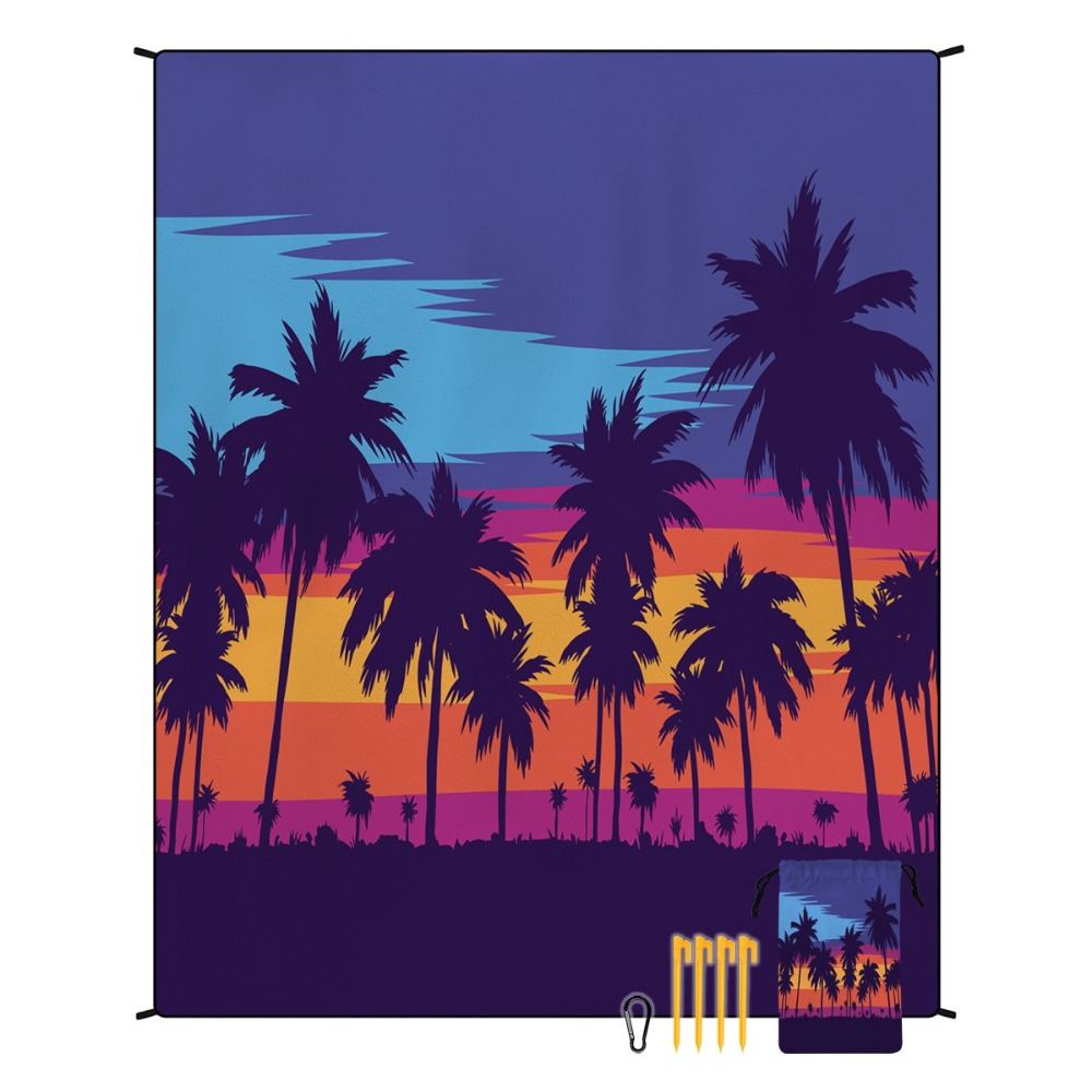 Palm Tree Beach Towel 71x86.6i - Camp Towel Microfiber recensie en prijs