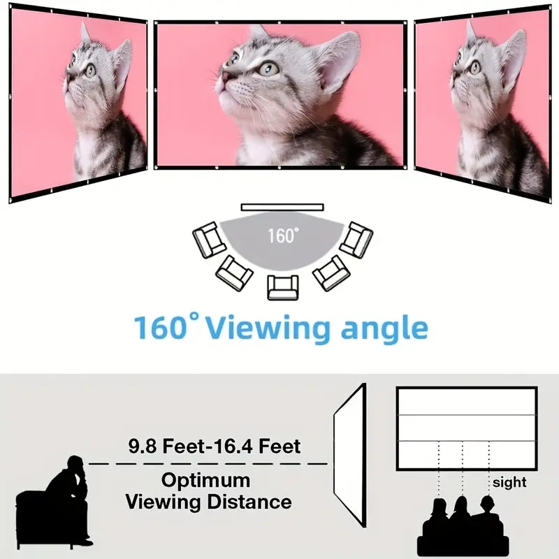 Simple wall mounted projection - Outdoor Camping Movies recensie en prijs