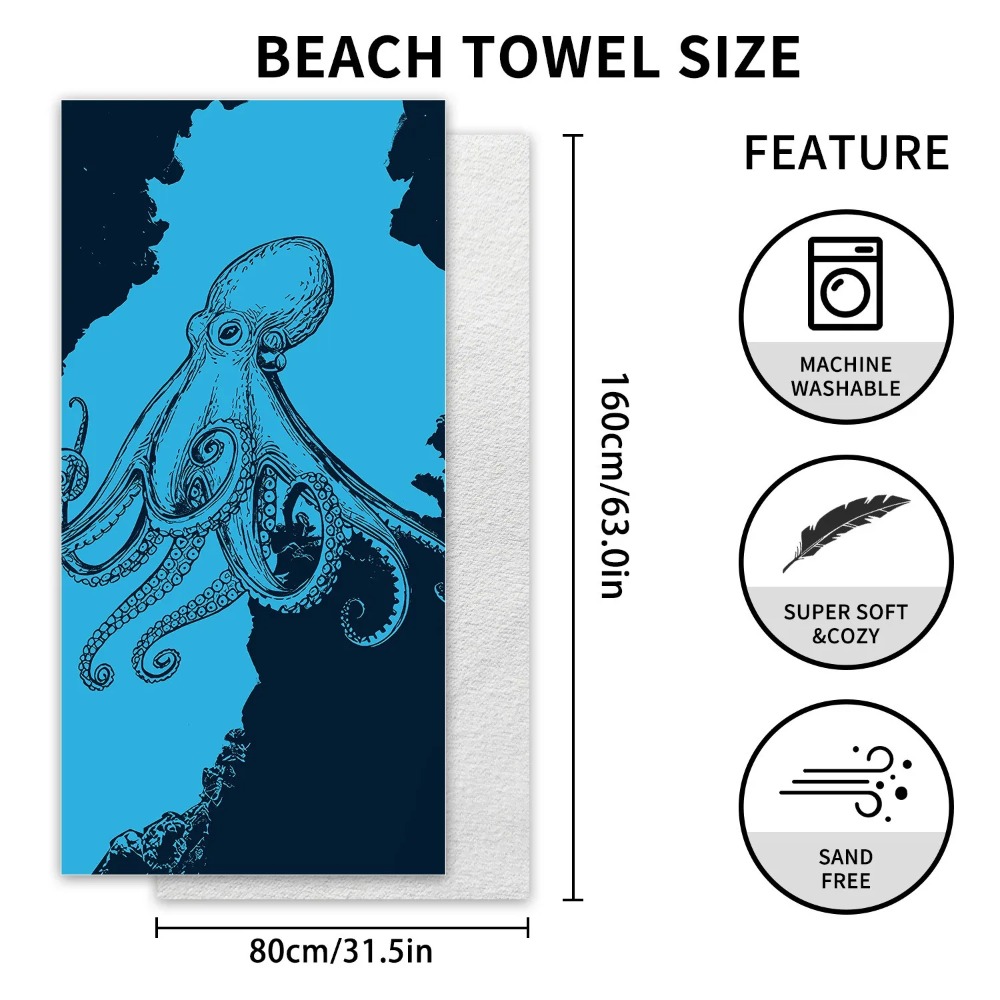 Mysterious Pattern Beach Towel - Camp Towel Microfiber recensie en prijs