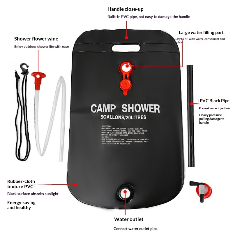 Outdoor Shower Bag Camping Wat - Outdoor Camping Hot Water Heater recensie en prijs