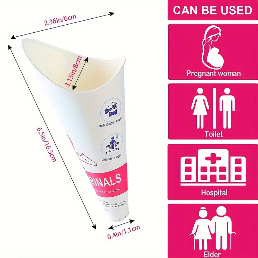 6/12/24pcs Disposable Female U - Outdoor Camping Urinal recensie en prijs