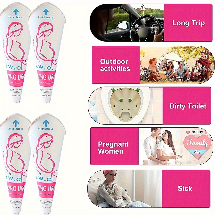 6/12/24pcs Disposable Female U - Outdoor Camping Urinal recensie en prijs