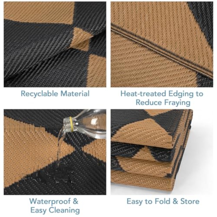 Outdoor Plastic Straw Rug 9x18 - Outdoor Camping Rugs 9X18 recensie en prijs