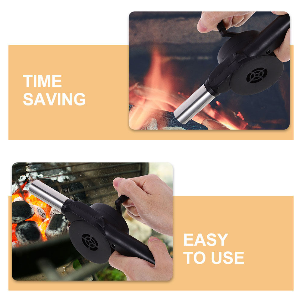 Manual Blower Black Hand Crank - Outdoor Camping Fire Pit recensie en prijs